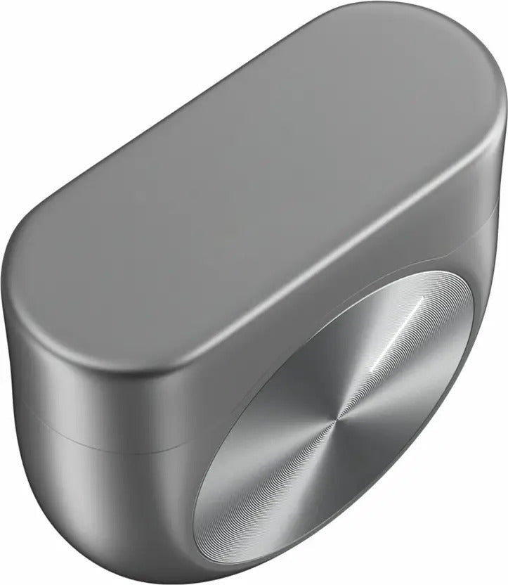 CTRL8 True Wireless Master Earbuds featuring a sleek metallic charging case design