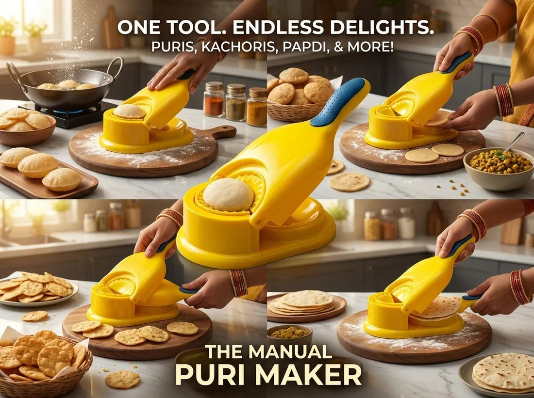 2 in 1 Dumpling Maker Machine for Momos and Puri-US