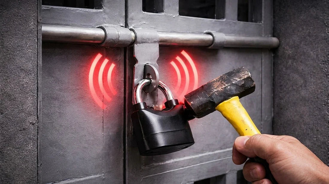 Anti Theft Metal Motion Sensor Alarm Key Lock-US