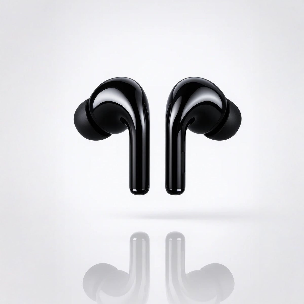 CTRL8 true wireless earbuds with quad mic and deep bass in pure black