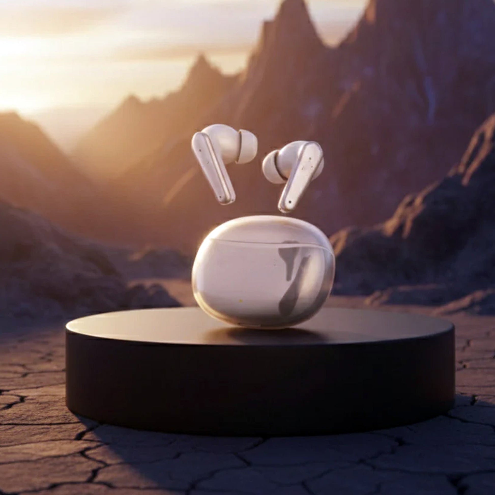 CTRL8 Pro Sound true wireless earbuds showcasing ergonomic design and sleek charging case