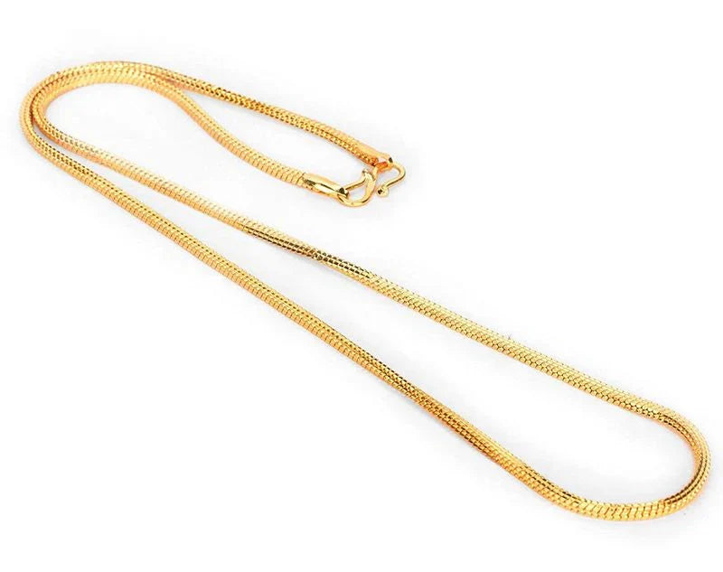 Elegant Gold Plated Rassa Chain for Men & Women-US
