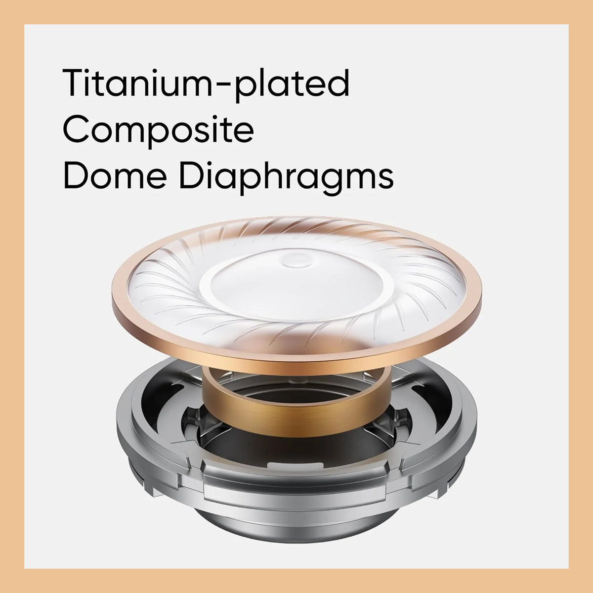 CTRL8 true wireless earbuds featuring titanium-plated composite dome diaphragms for enhanced sound quality