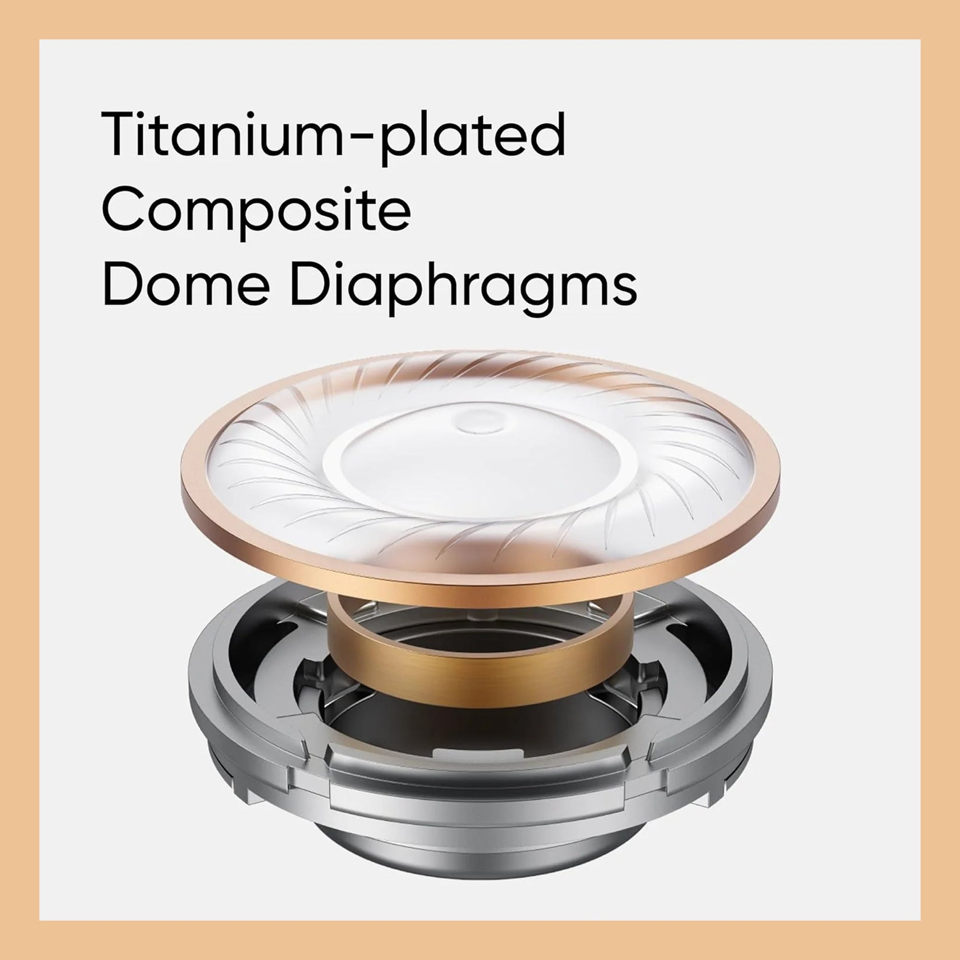 CTRL8 true wireless earbuds featuring titanium-plated composite dome diaphragms for enhanced sound quality