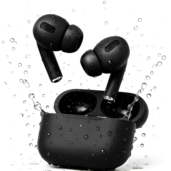 CTRL8 Wireless Airpods Pro 2-UB true wireless earbuds with water-resistant design and sleek black finish