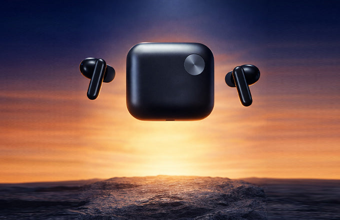 CTRL8 Advanced HiFi true wireless earbuds with premium charging case and HD sound in black